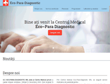 Tablet Screenshot of ecoparadiagnostic.ro